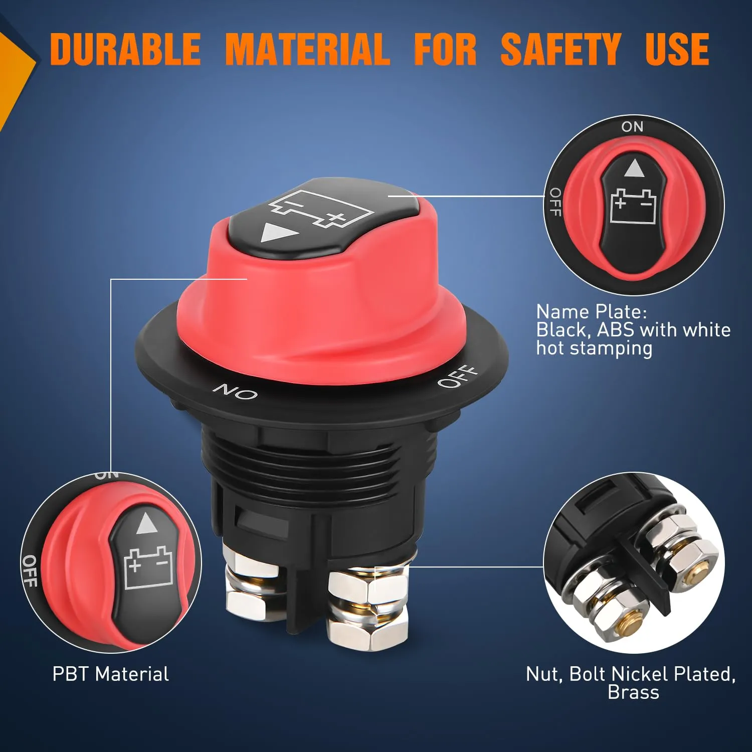 100A ON/OFF Disconnetc Battery Switch