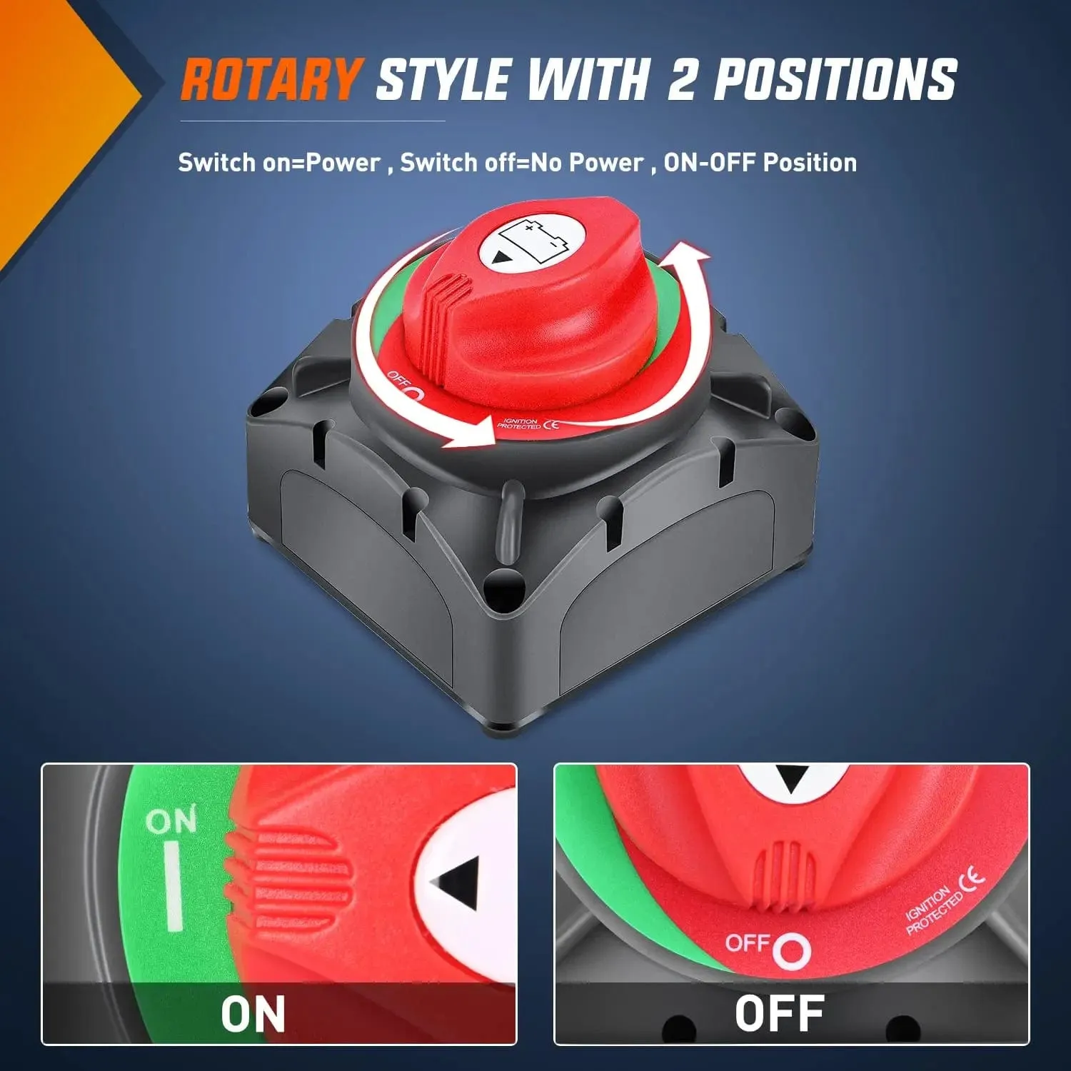 12-48V Battery Power Switch