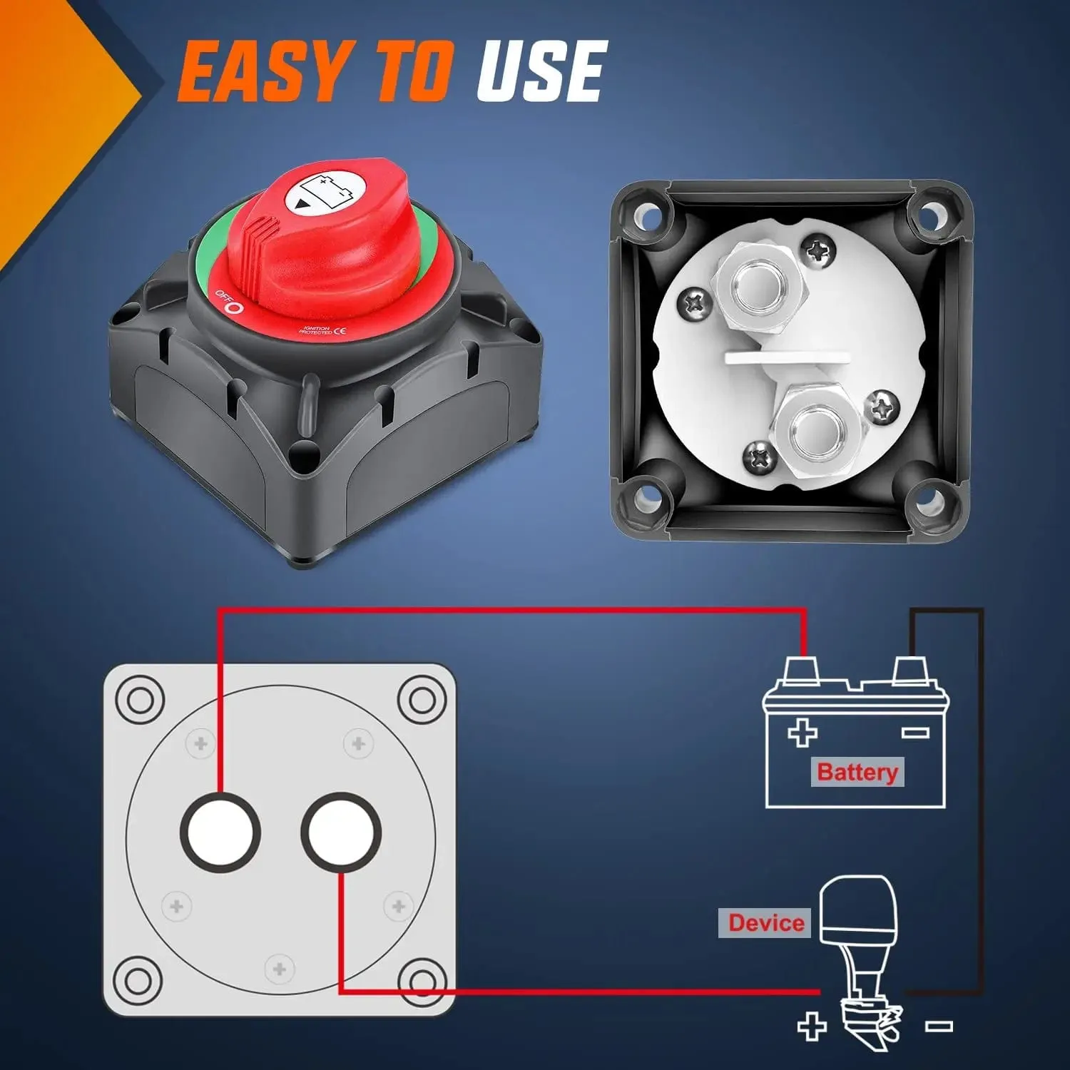 12-48V Battery Power Switch