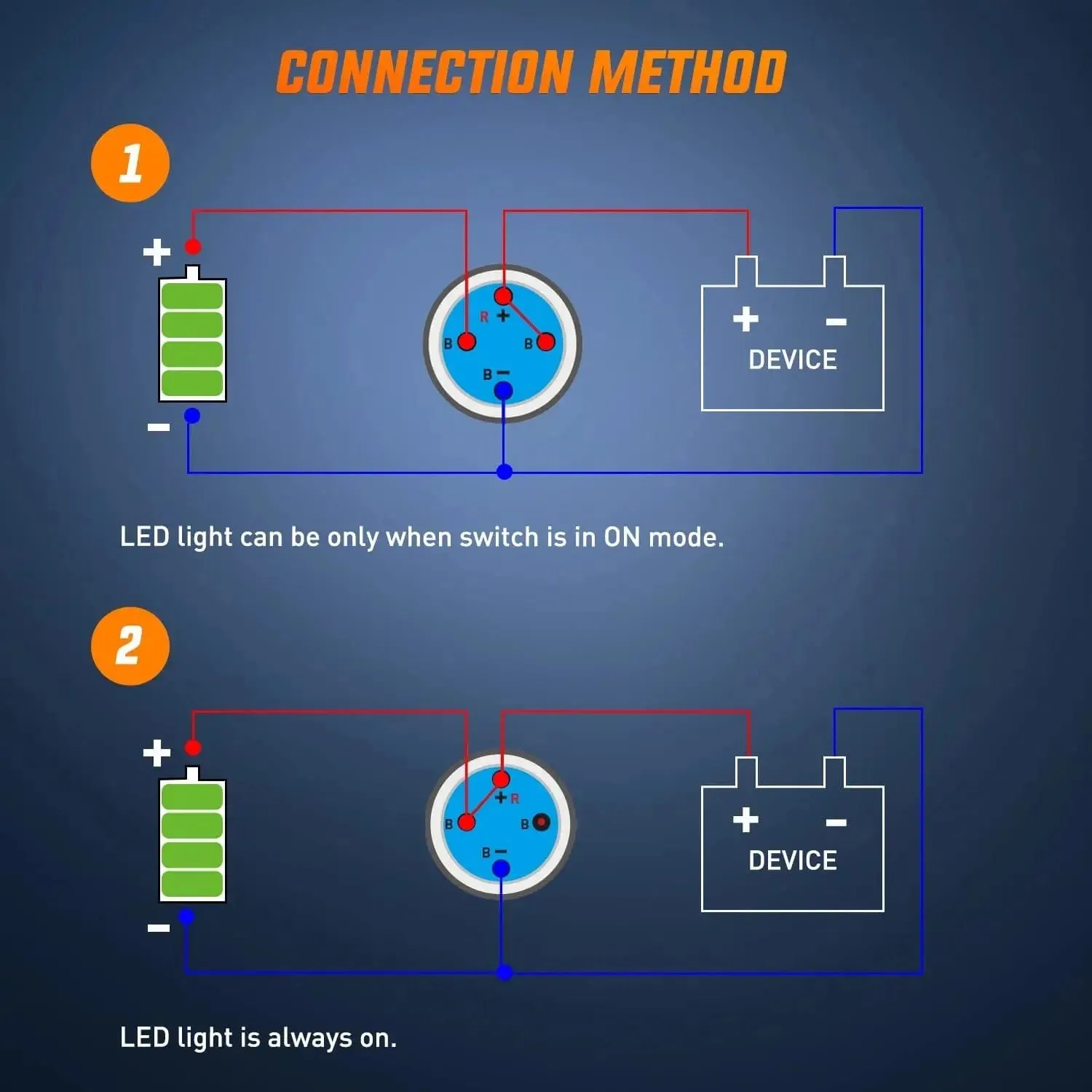 12mm 12V Waterproof ON Off Latching Push Button Switch