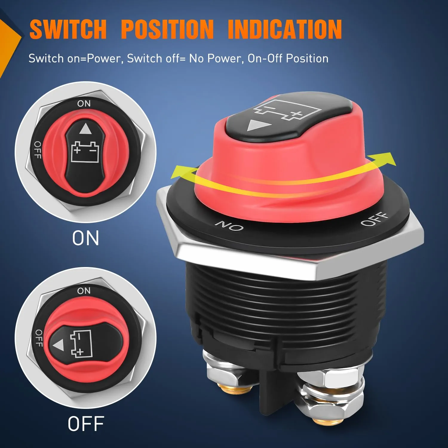 200A ON/OFF Disconnetc Battery Switch