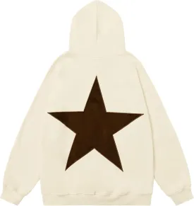 Aelfric Eden Star Hoodies Y2k Oversized Graphic Hoodies Aesthetic 90s Crewneck Sweatshirt Long Sleeve Pullover Tops