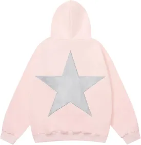 Aelfric Eden Star Hoodies Y2k Oversized Graphic Hoodies Aesthetic 90s Crewneck Sweatshirt Long Sleeve Pullover Tops