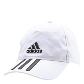 Baseball 3 Stripes Cap White/Black