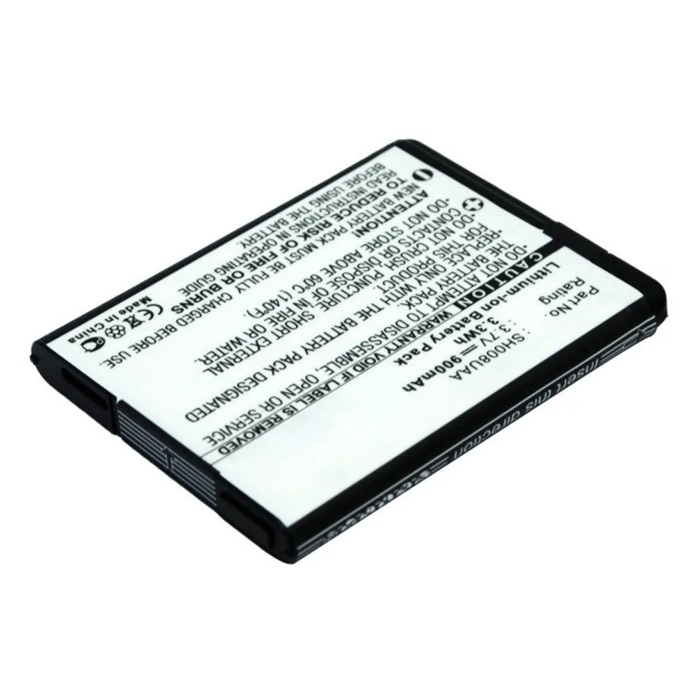 Batteries N Accessories BNA-WB-L13187 Cell Phone Battery - Li-ion, 3.7V, 900mAh, Ultra High Capacity - Replacement for Sharp SH008UAA Battery