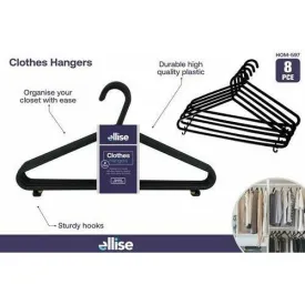 Clothes Coat Hangers - Black