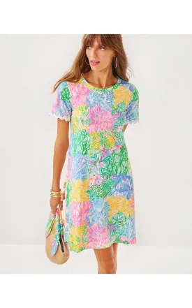 Cody Short Sleeve Dress Bright Delight Patch
