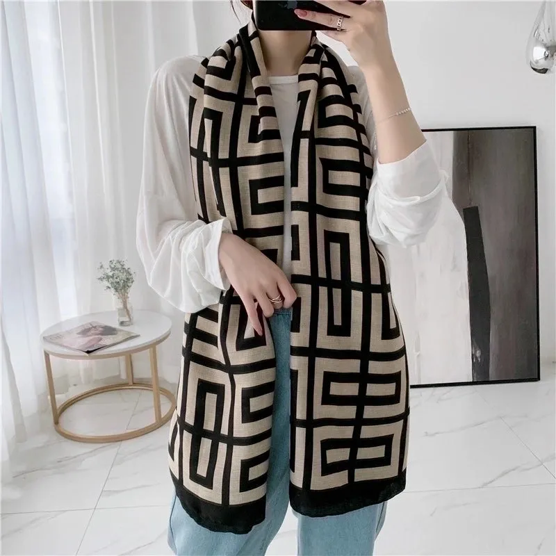 Fashion  Wild Super Large Sunscreen Silk Scarf