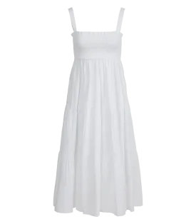 Helen Smocked Midi Dress