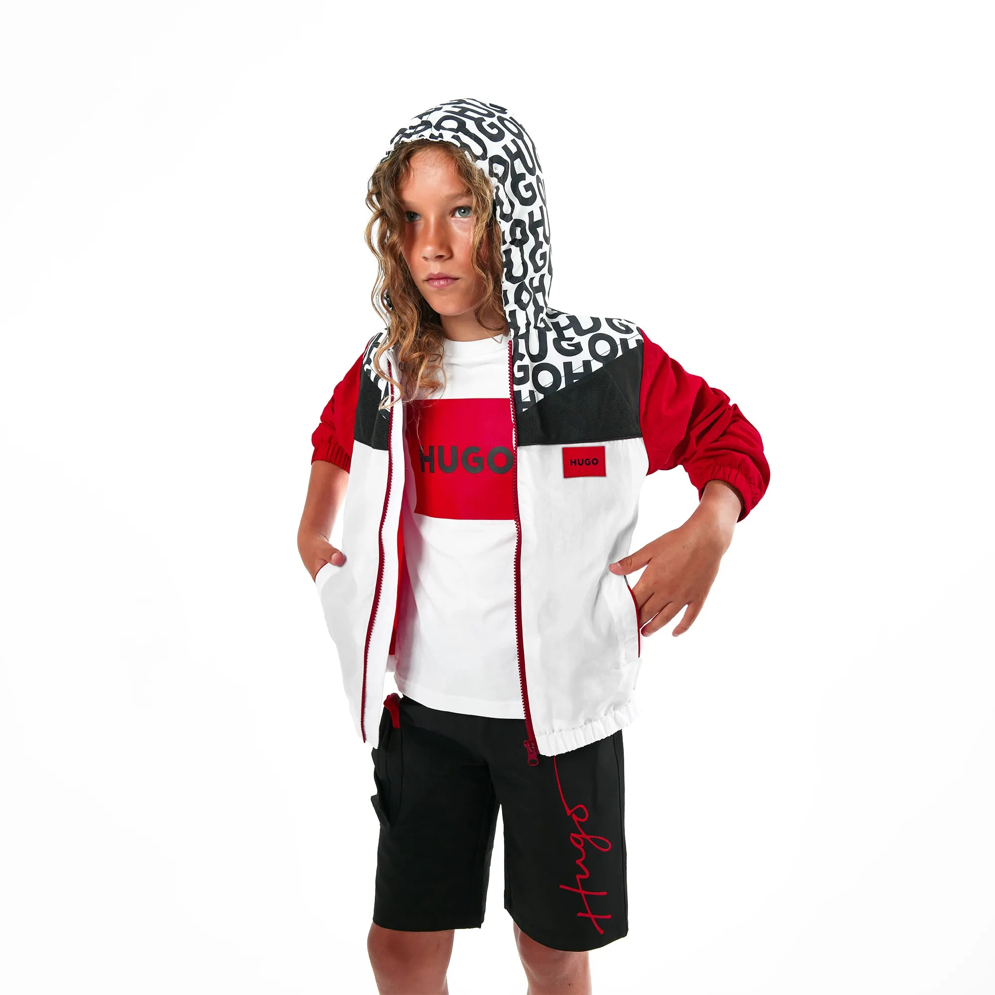 Hugo Kids Boys Bermuda Shorts Black