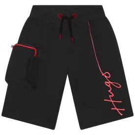 Hugo Kids Boys Bermuda Shorts Black