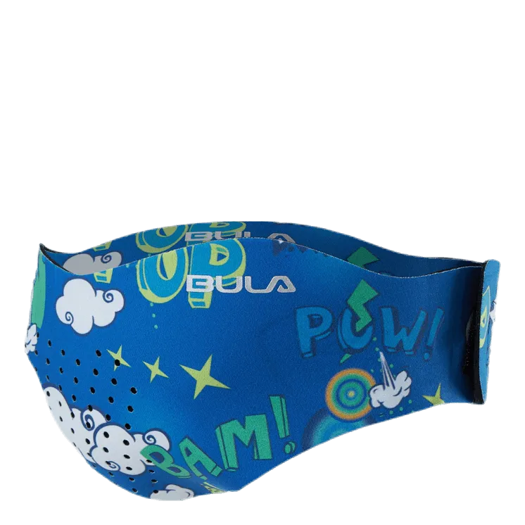 Jr Printed Facemask Blue