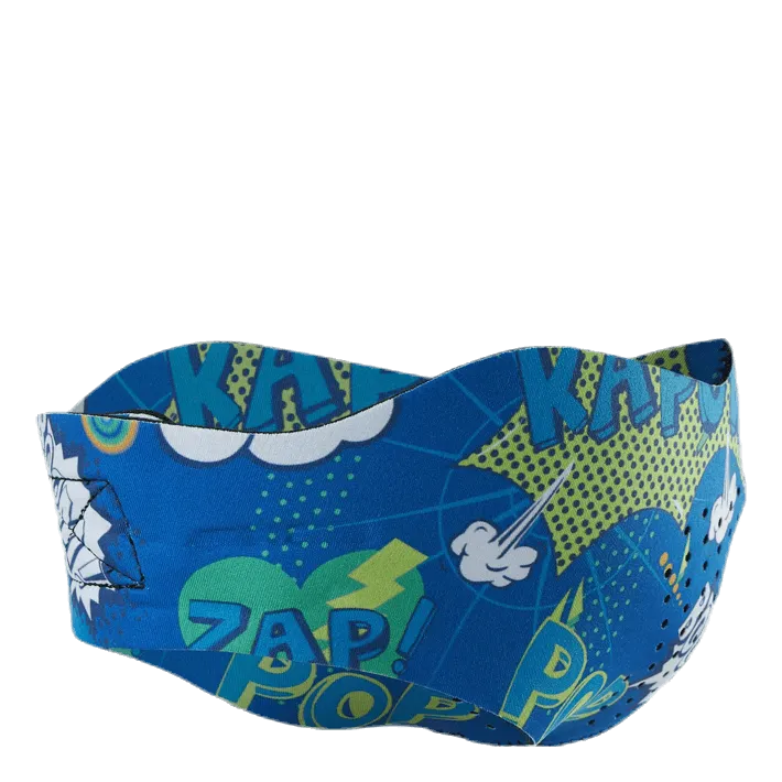 Jr Printed Facemask Blue