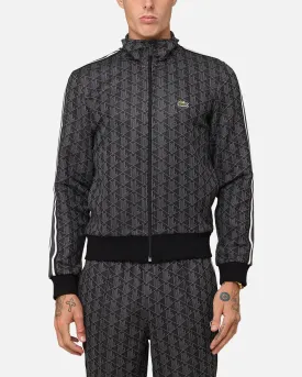 Lacoste Core Originals Monograms Track Jacket Black/Graphite