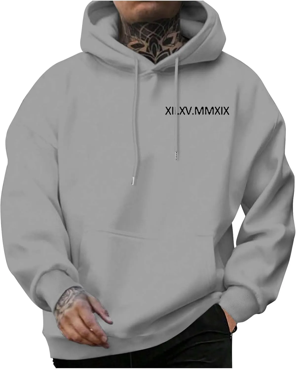 Men's Novelty Color Block Pullover Fleece Hoodies Workout Fit Cotton Blend Hooded Sweatshirts Casual Active Hoodie