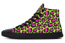Neon Leopard High Tops