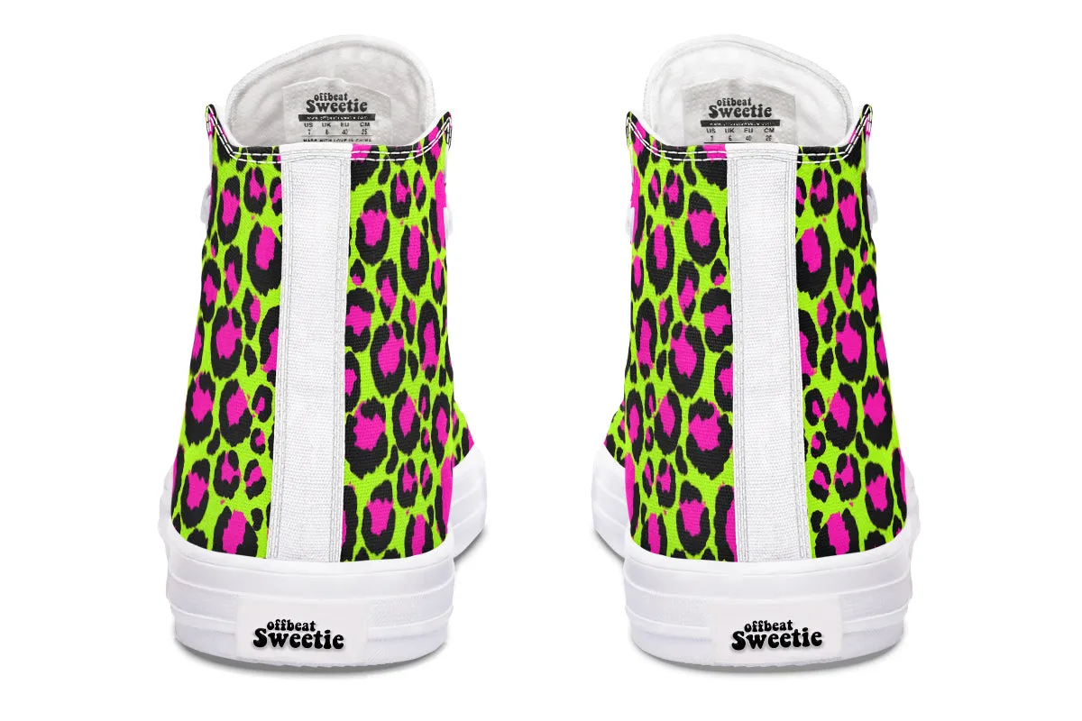 Neon Leopard High Tops