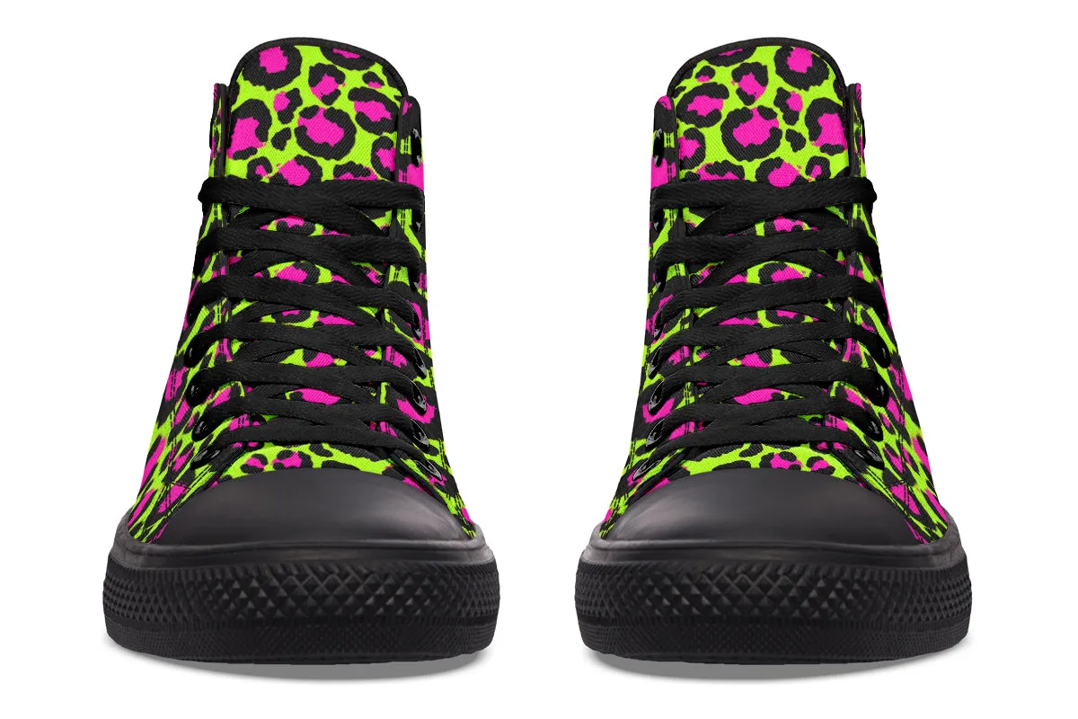 Neon Leopard High Tops