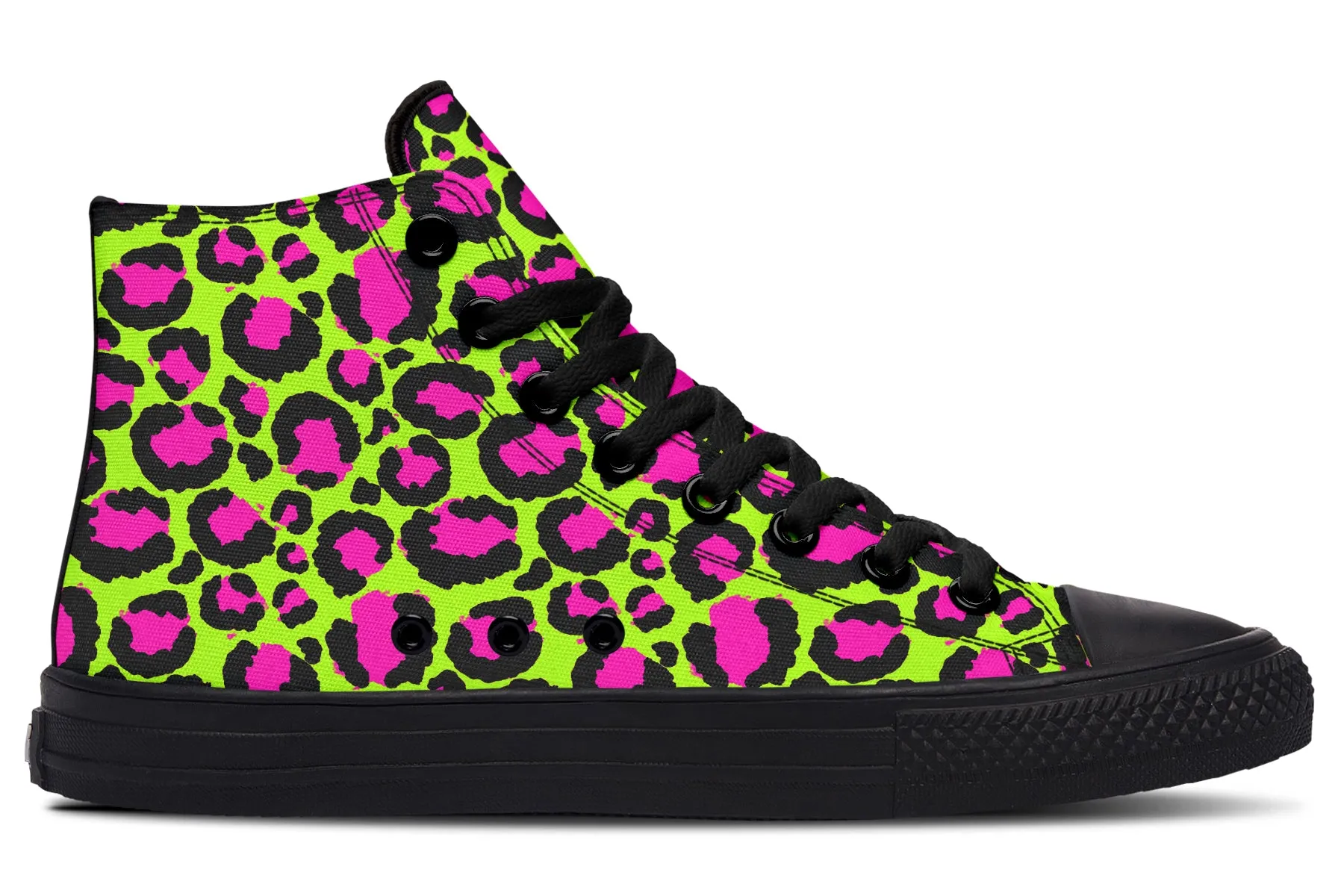 Neon Leopard High Tops