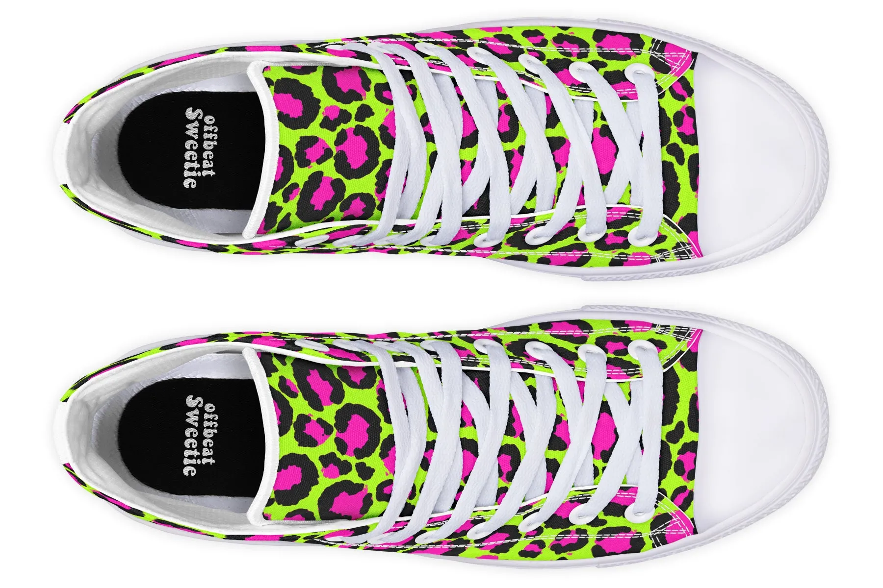 Neon Leopard High Tops