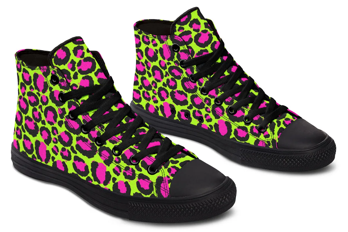 Neon Leopard High Tops