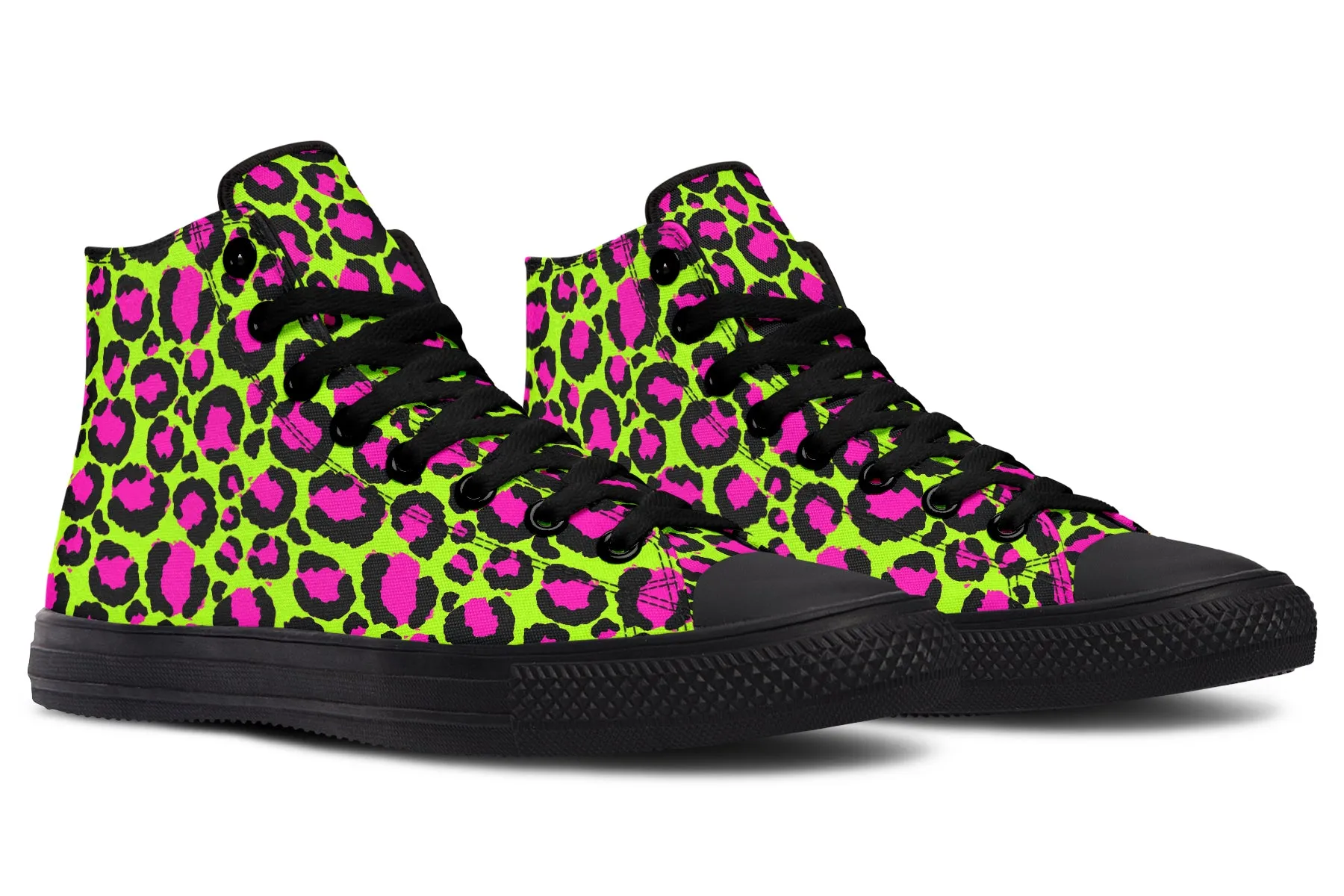 Neon Leopard High Tops