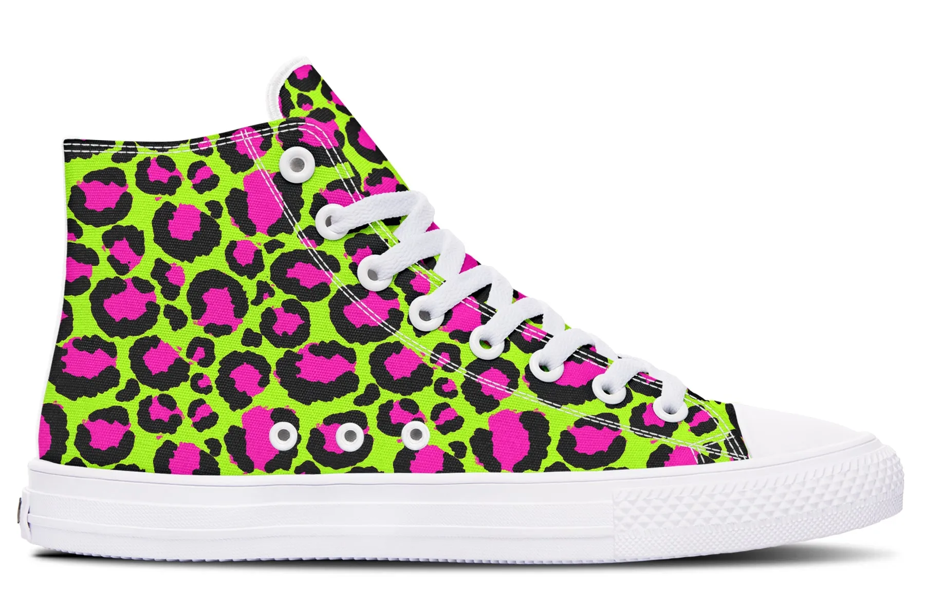 Neon Leopard High Tops