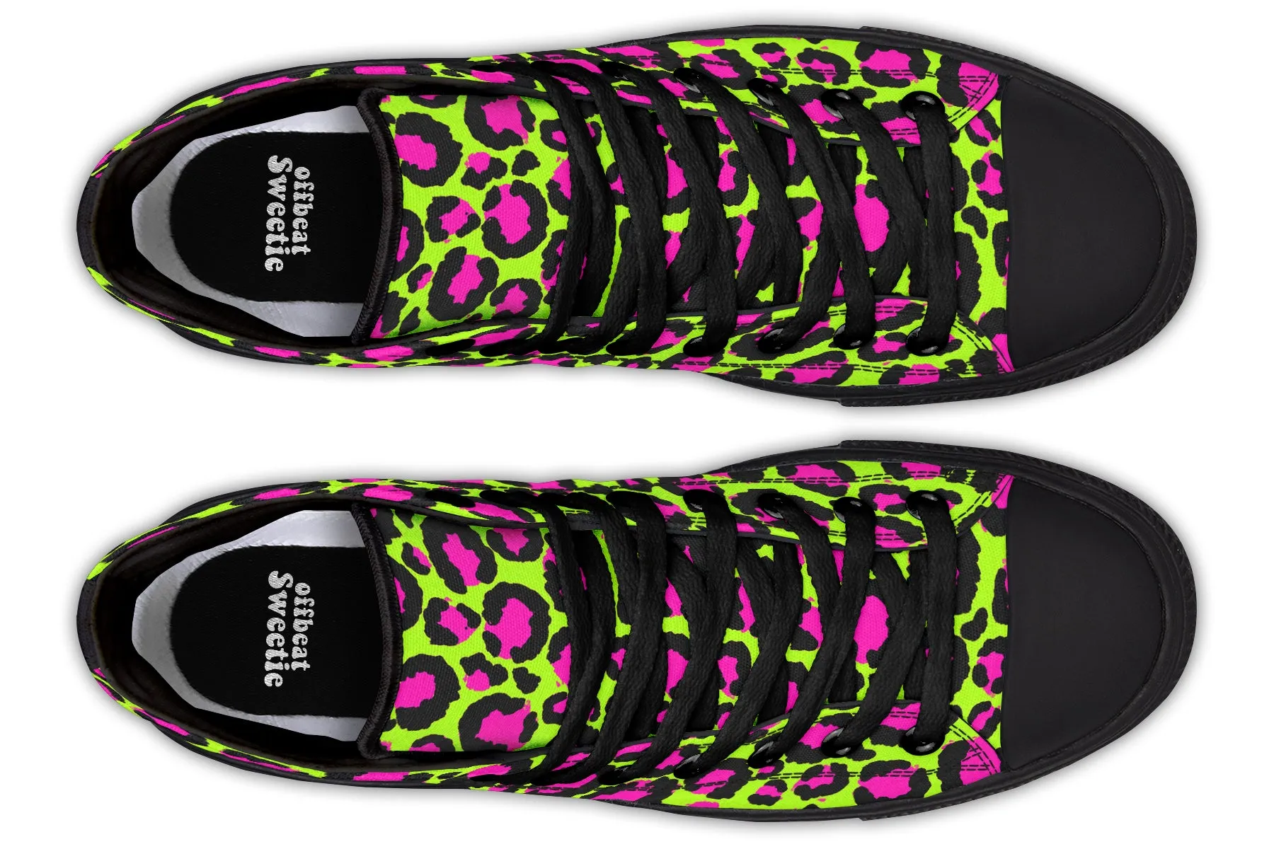 Neon Leopard High Tops