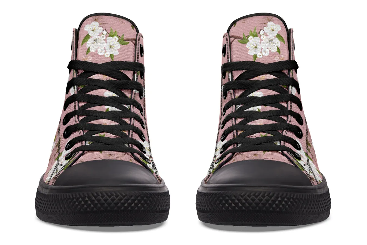 Peach Blossoms High Tops