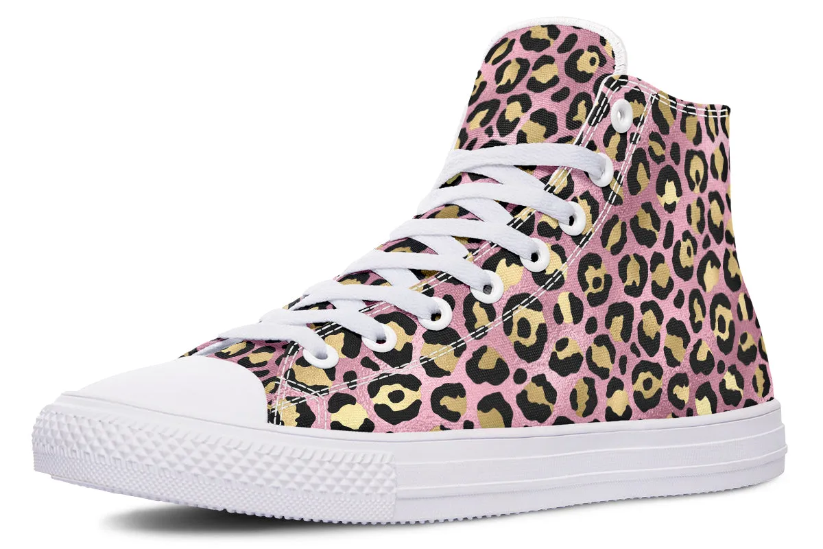 Pink Leopard High Tops