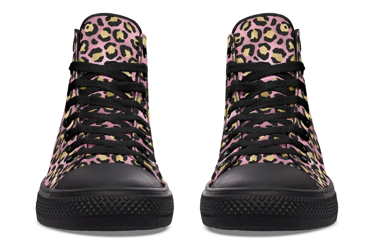 Pink Leopard High Tops