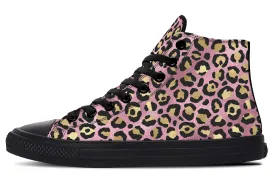 Pink Leopard High Tops
