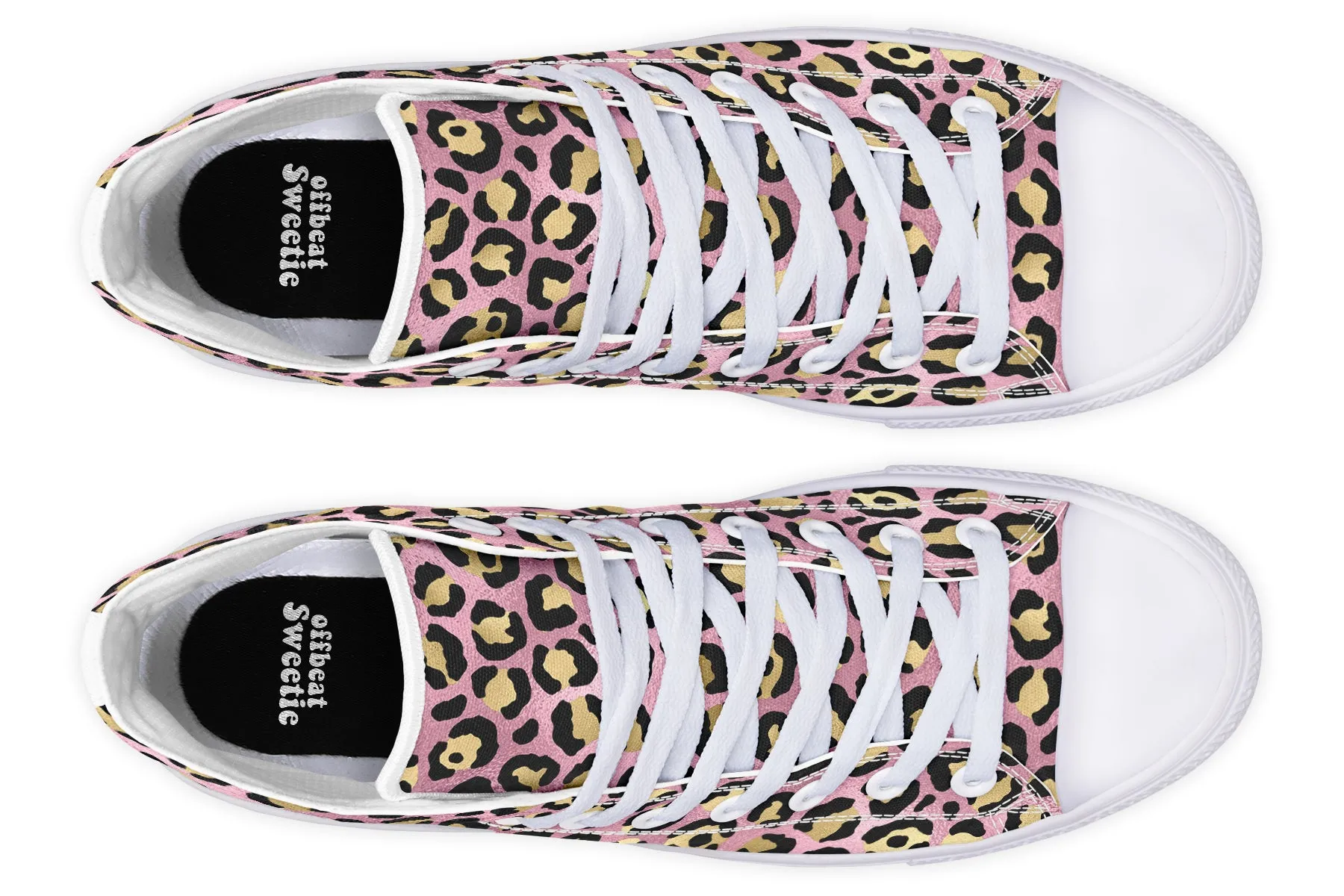 Pink Leopard High Tops
