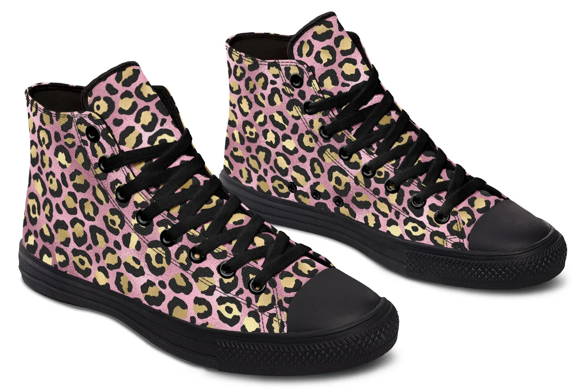 Pink Leopard High Tops