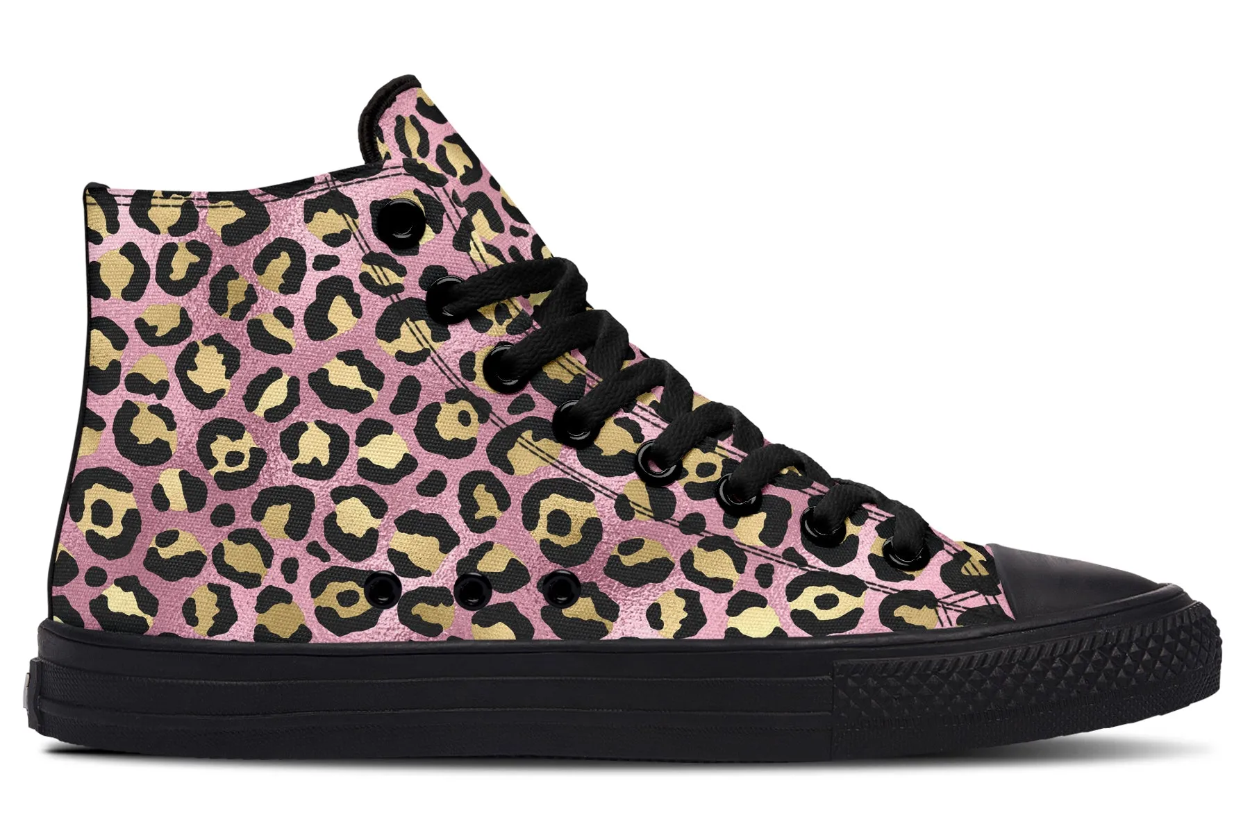 Pink Leopard High Tops