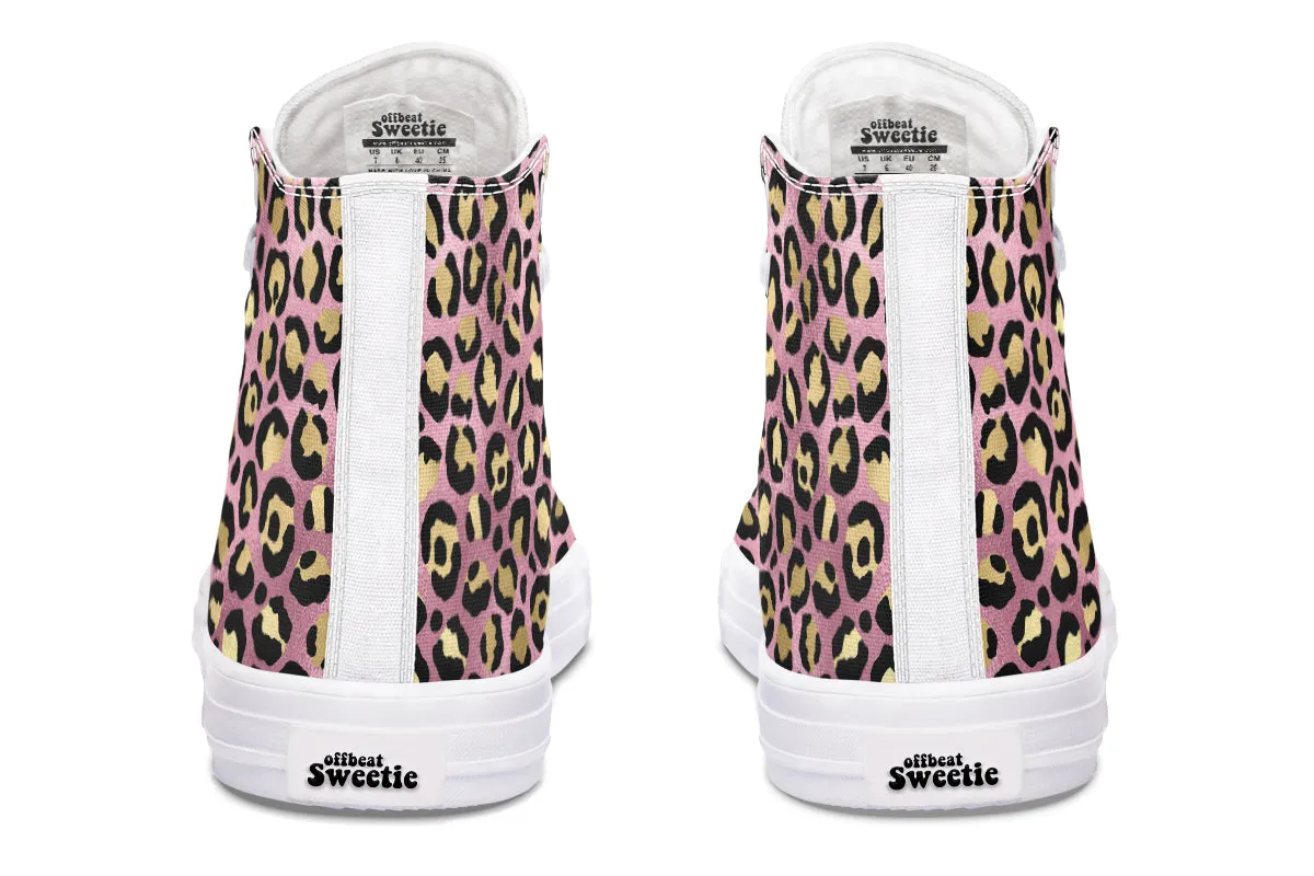 Pink Leopard High Tops