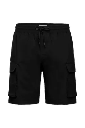 Resteröds Cargo Shorts Lightweight Black