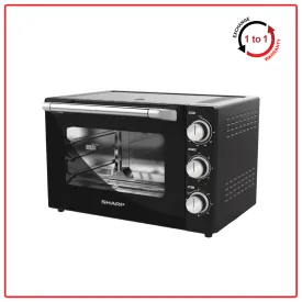 Sharp EO469RTBK 46L 3-Level Heating   Convection Electric Oven
