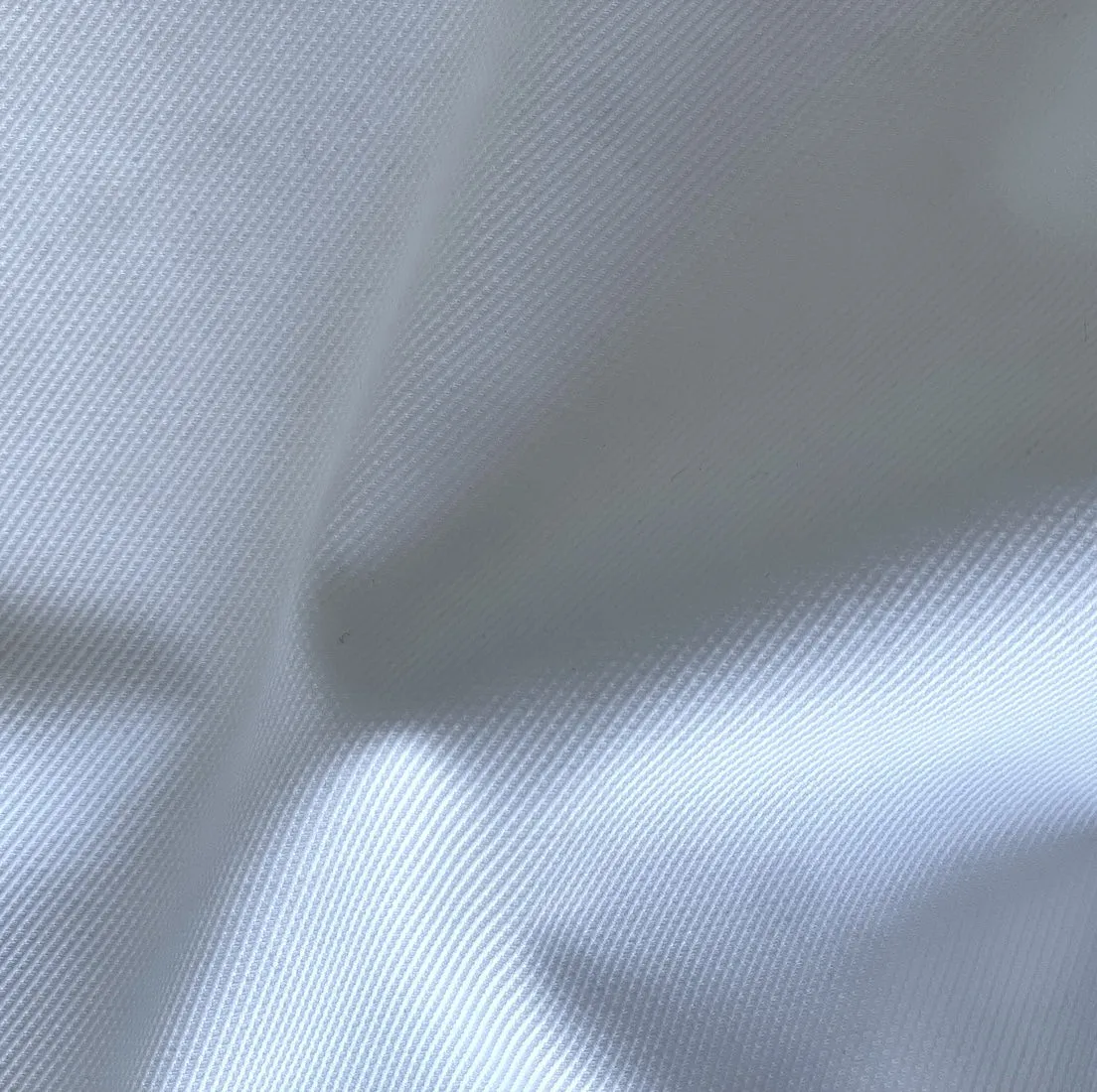 Solbiati Mid-Weight Bright White Stretch Cotton Twill (Made in Italy)