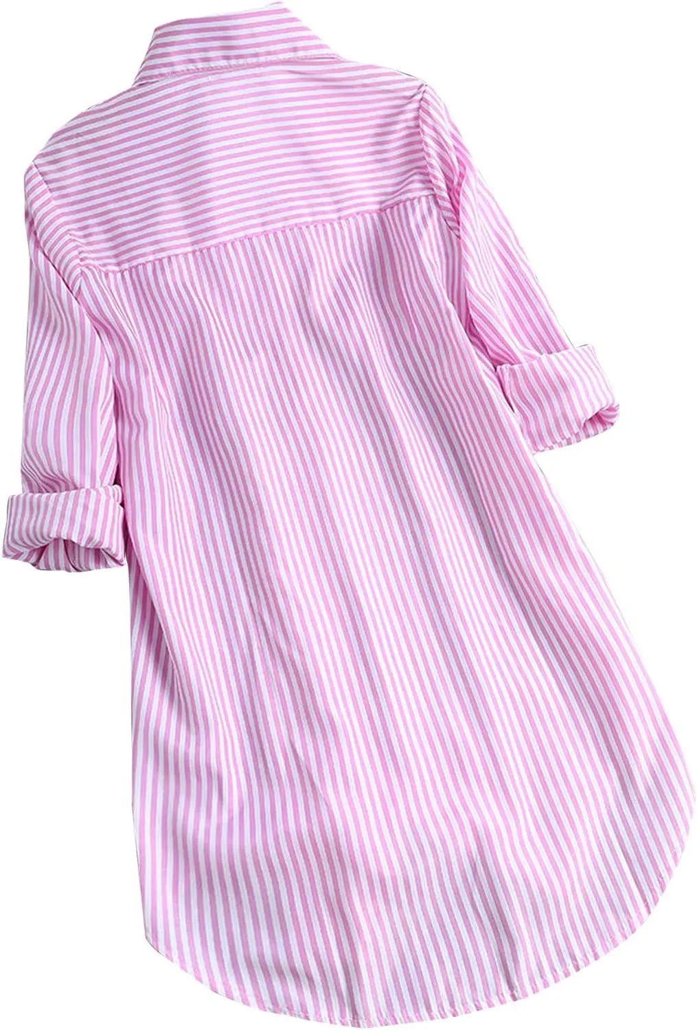 Summer Tops for Women Plus Size Boho Tops Rolled 3/4 Length Sleeve Loose Fit Blouse Vintage Tees Linen Womens Clothing