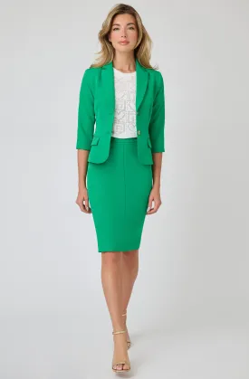 Tailored Pencil Skirt with Middle Seam