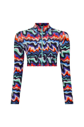 Theresa Multicolor Crop Top